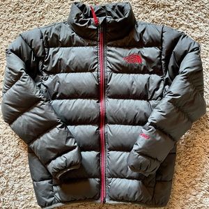 The North Face Kids Puffer Coat Black and Red Size 7/8